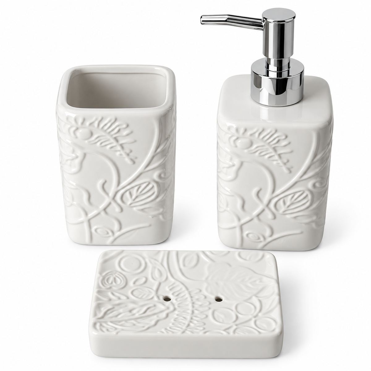 Dispensador de Jabón Floral