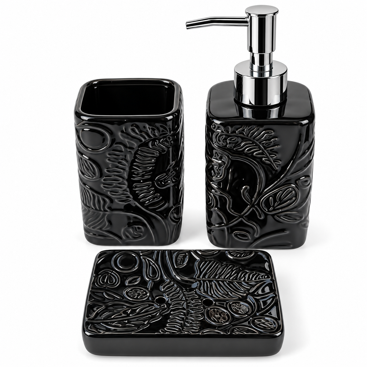 Dispensador de Jabón Floral