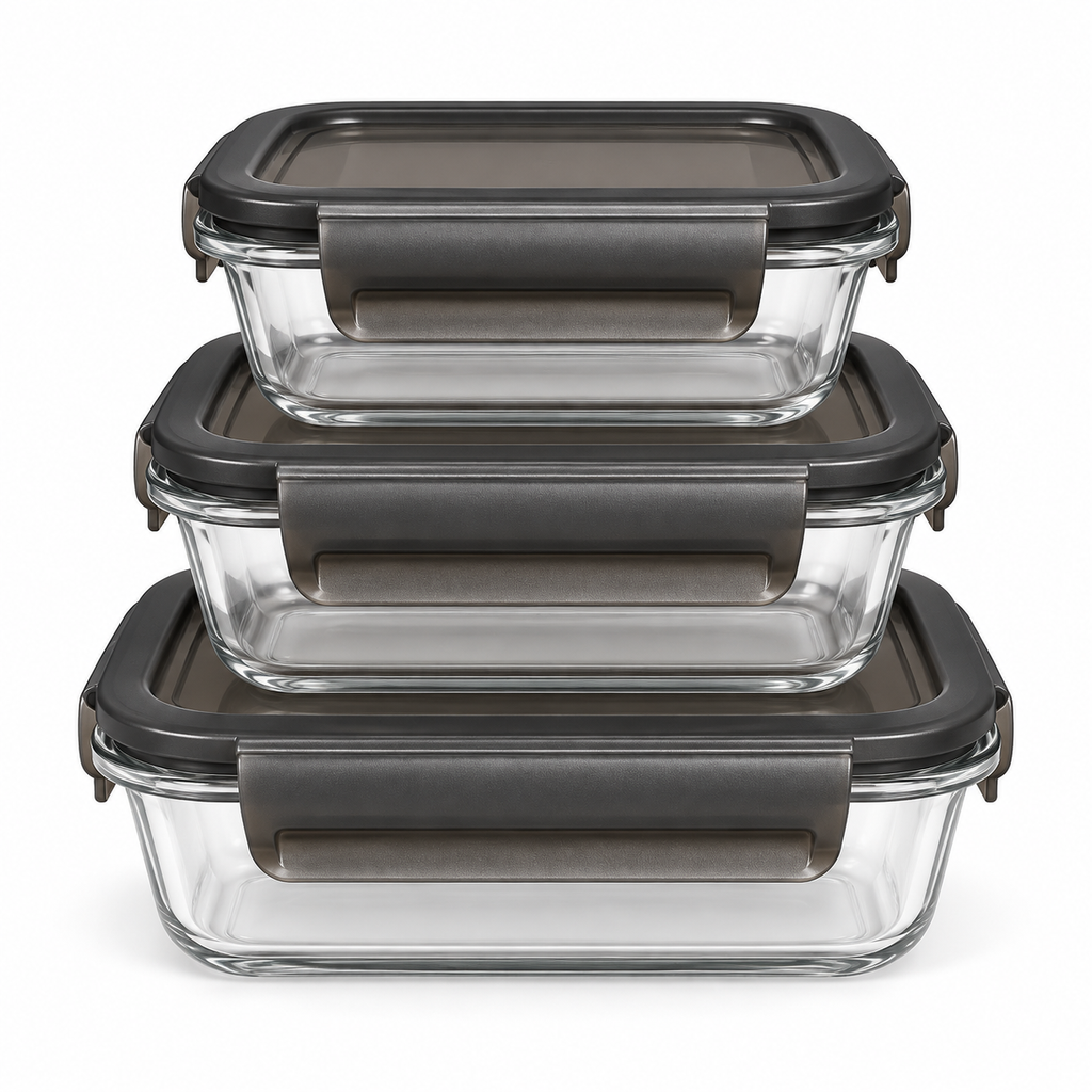 Set Recipiente x 3 Portacomidas