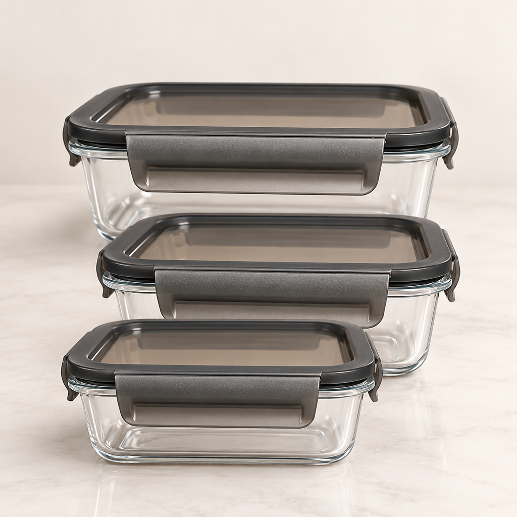 Set Recipiente x 3 Portacomidas
