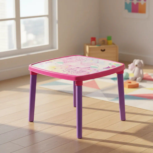 Set Mesa Infantil Con 4 Sillas